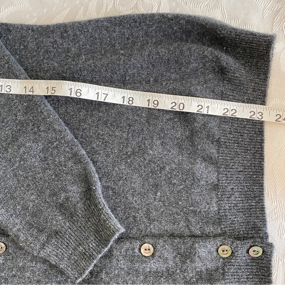 Gobi Cashmere Crew Neck Cardigan - Picture 9 of 14